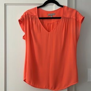 Banana republic orange blouse